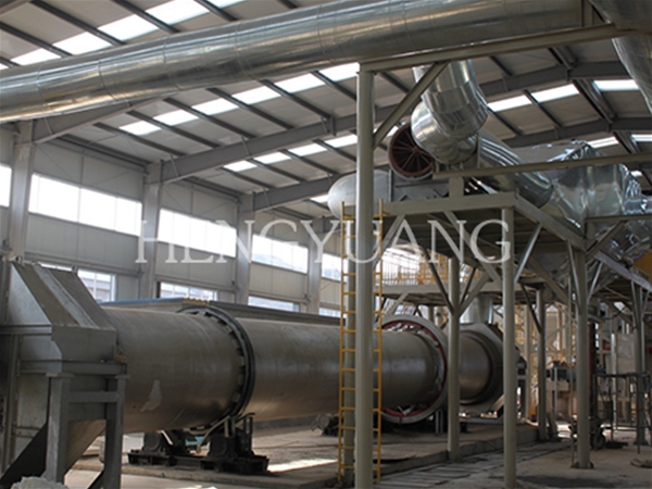 a corner of the production line of high strength lightweight aggregate from 120 tons municipal sludge per day in weifang, shandong province